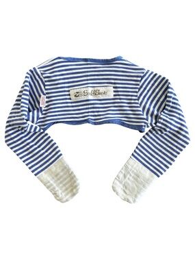 ScratchSleeves Stay On Scratch Mitts Blue White 2-3 Year Olds